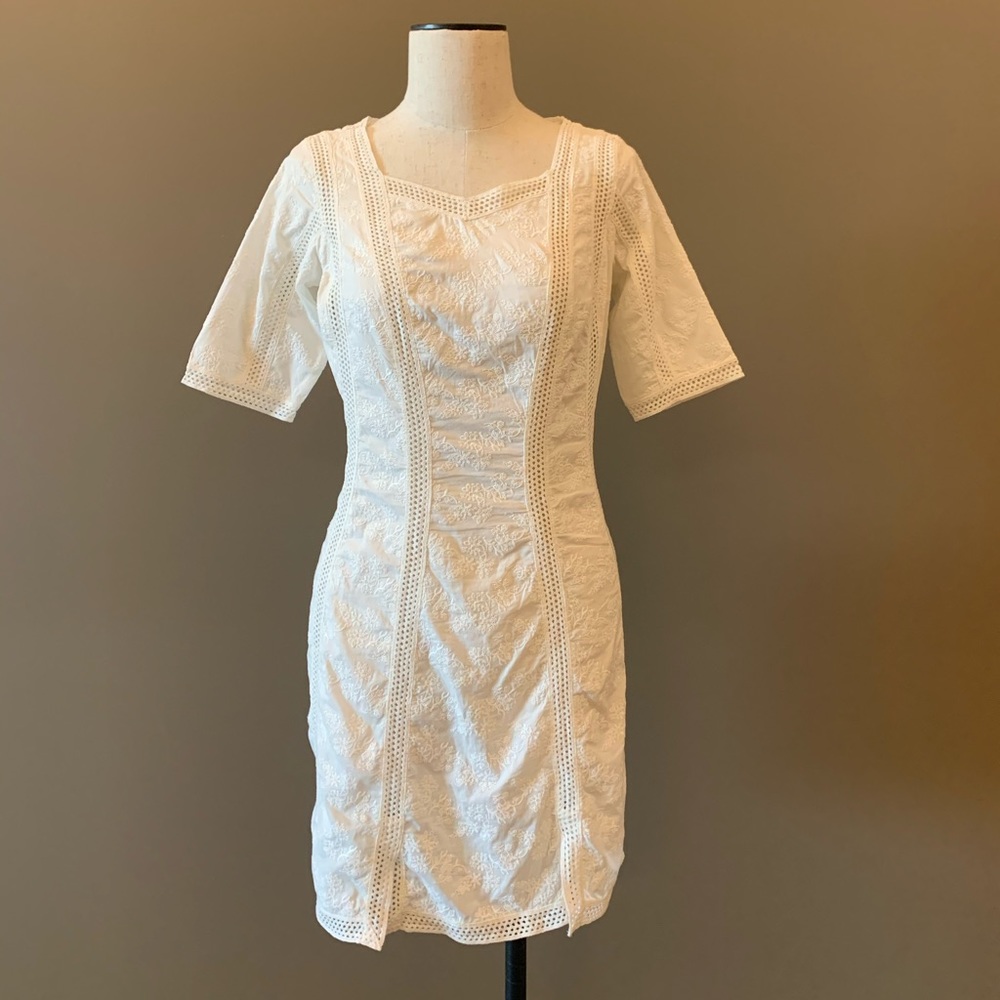 All Saints lace short sleeve dress
